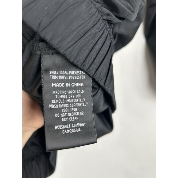 FJ Footjoy Golf Jacket Men’s Small Pullover Windbreaker Lightweight Black V-Neck - Picture 7 of 11